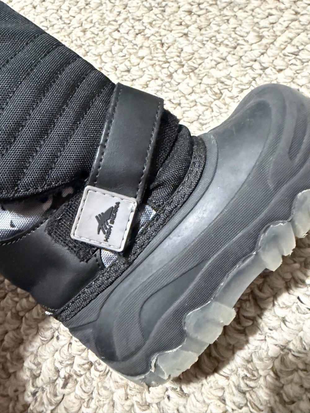 Light up snow boots